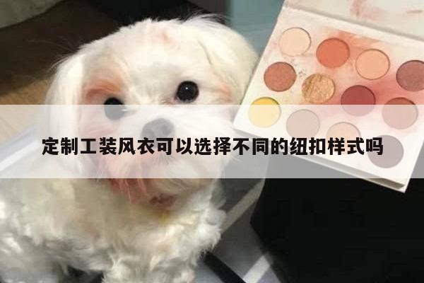 德赢vwin158|定制工装风衣可以选择不同的纽扣样式吗