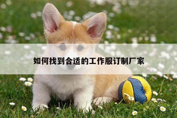如何找到合适的工作服订制厂家|德赢vwin官网
