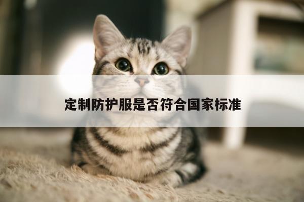 定制防护服是否符合国家标准:德赢vwinac米兰